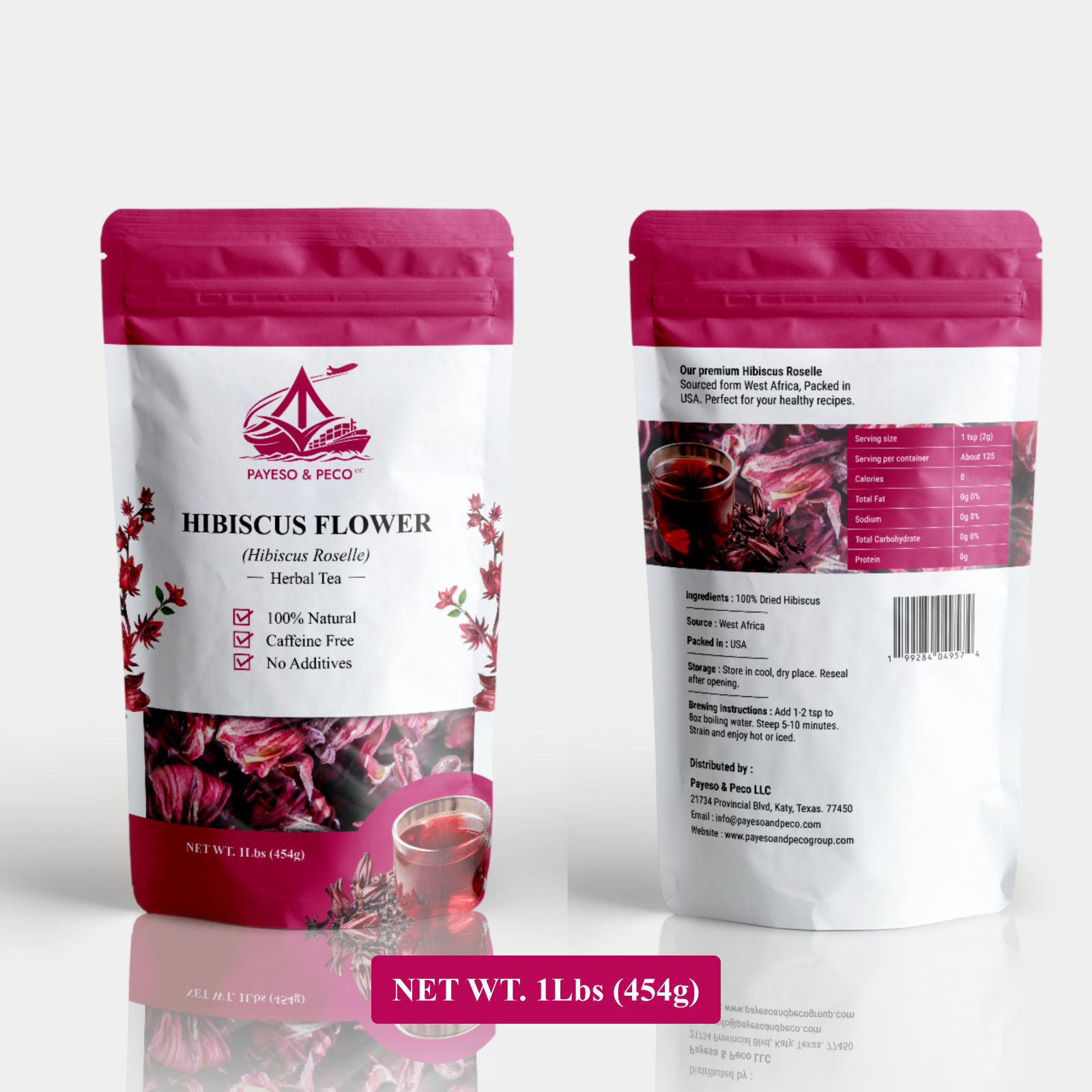 Premium Dried Hibiscus Roselle Natural Herbal Flower