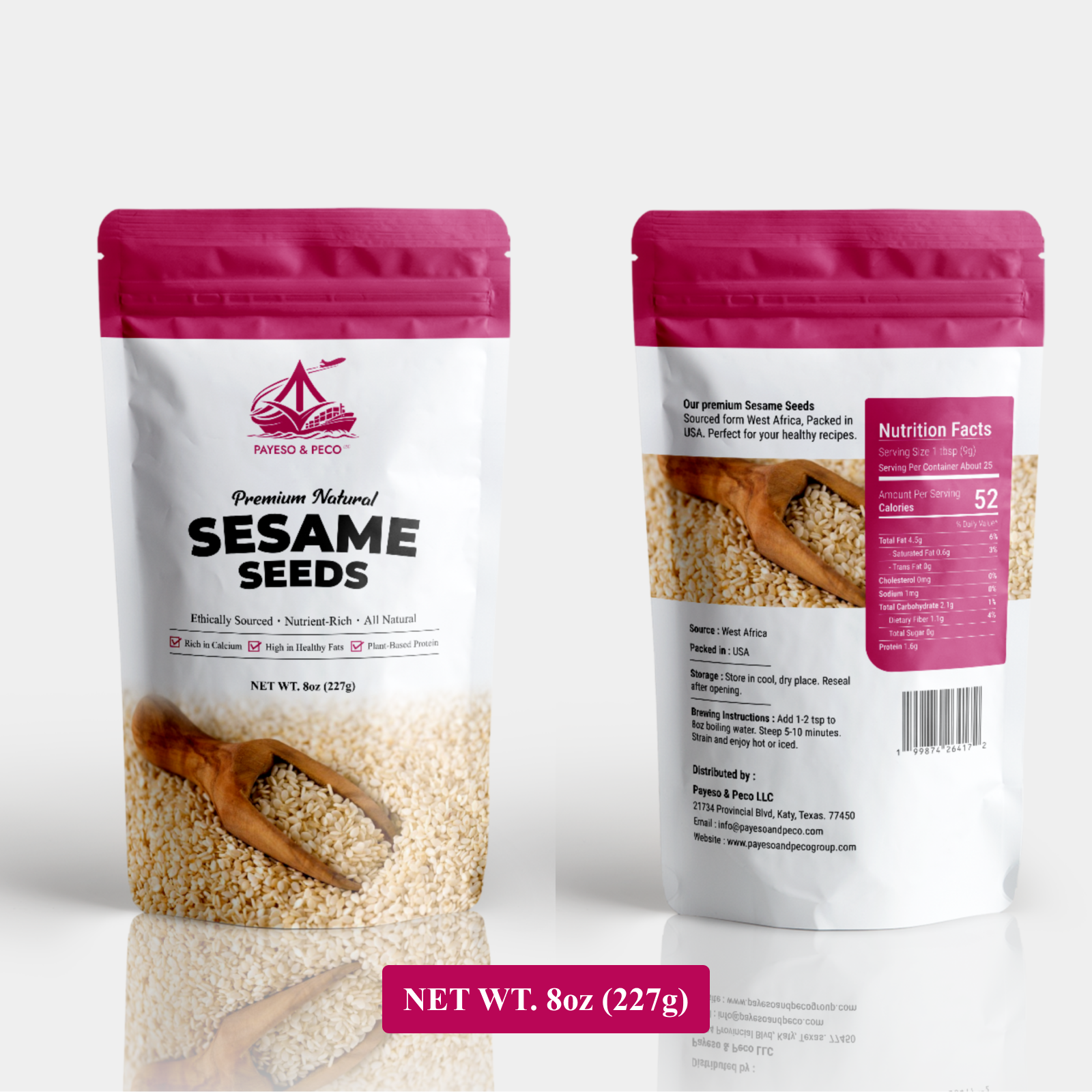 Natural Premium Sesame Seeds Nutrient Rich Superfood